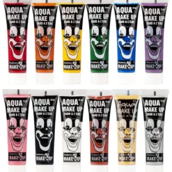 Smink i tub, röd 15 ml