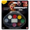 Sminkpalett, 8 färger mörk
