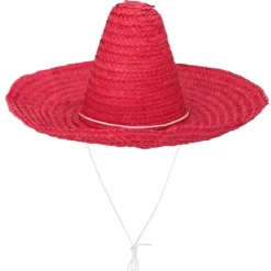 Sombrero, röd 49 cm
