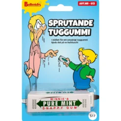 Sprutande tuggummi