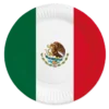 Tallrikar, Mexico 23 cm 8 st