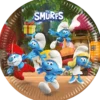 Tallrikar, Smurfarna 23 cm 8 st