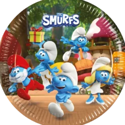 Tallrikar, Smurfarna 23 cm 8 st