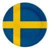 Tallrikar, Sverige 23 cm 8 st