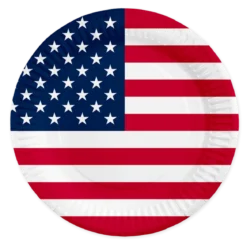 Tallrikar, USA 23 cm 8 st