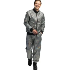Träningsoverall, disco diamond silver