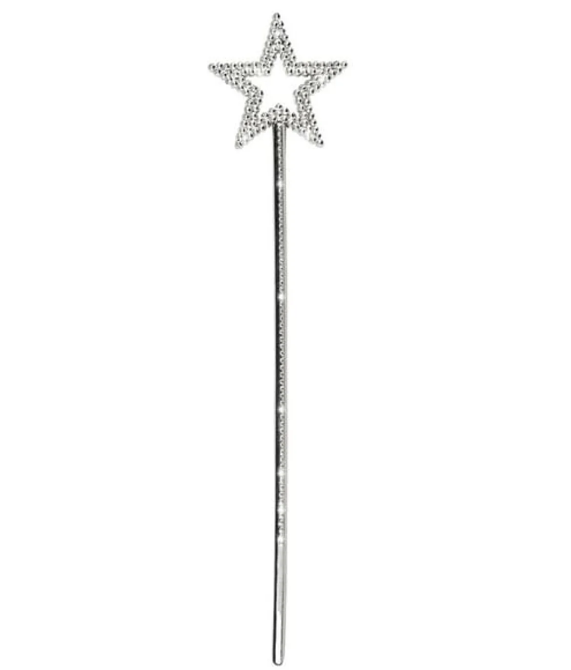 Trollspö, stjärna silver 35 cm