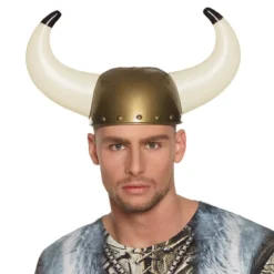 Vikingahjälm, stora horn