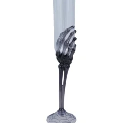 Vinglas i plast skelett 25 cm